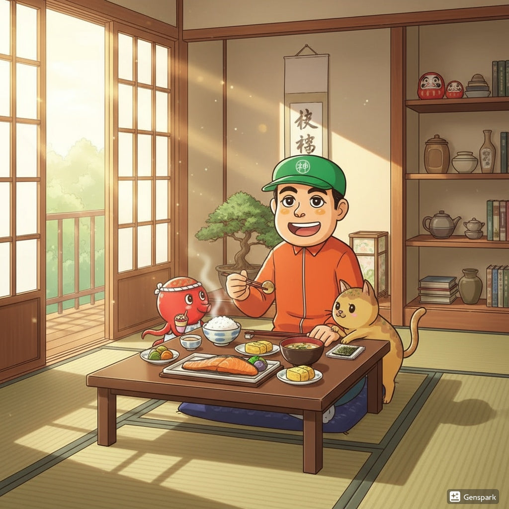 ちりちり猫 / ちりちり日記 / Vol.９「朝市で朝食を　①」